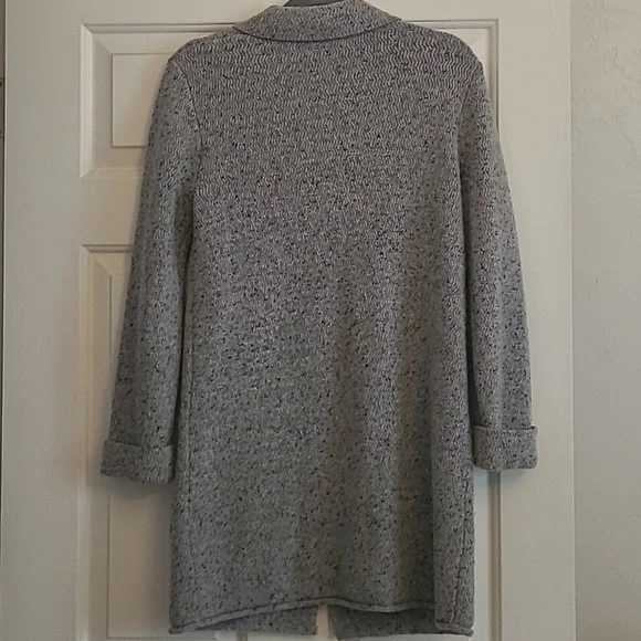 J. Crew Mercantile Lambs Wool Blend Sweater Jacket Button Front Pockets Women XS - Picture 7 of 10